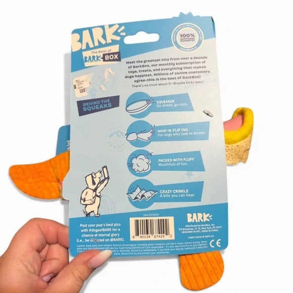 ✨NWT - Bark “Brooke Trout” Plush Dog✨ - Picture 4 of 5